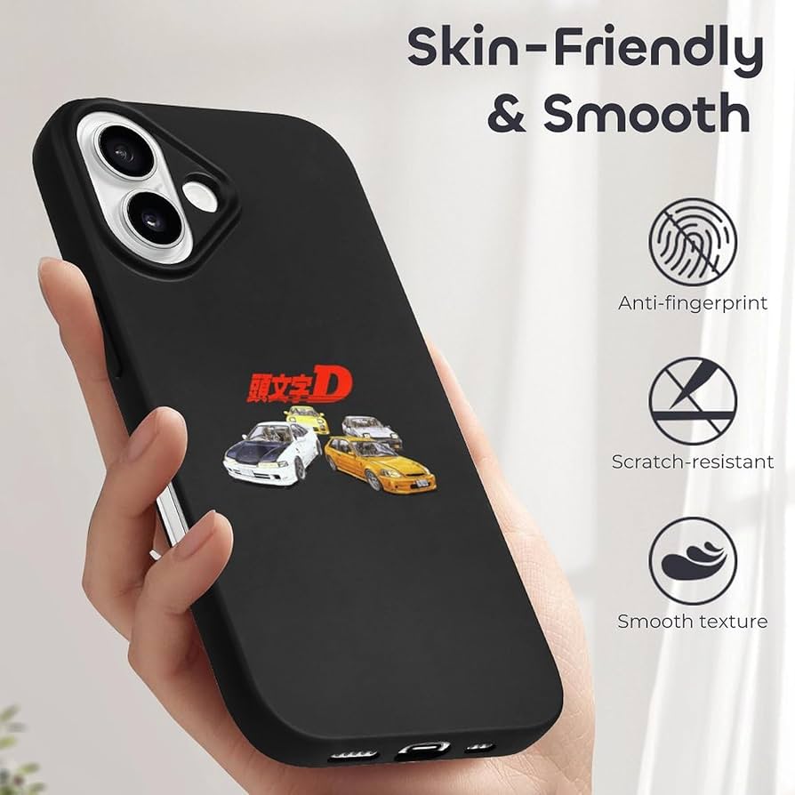Amazon.co.jp: iPhone16ケース 頭文字d イニシャル D アイフォン