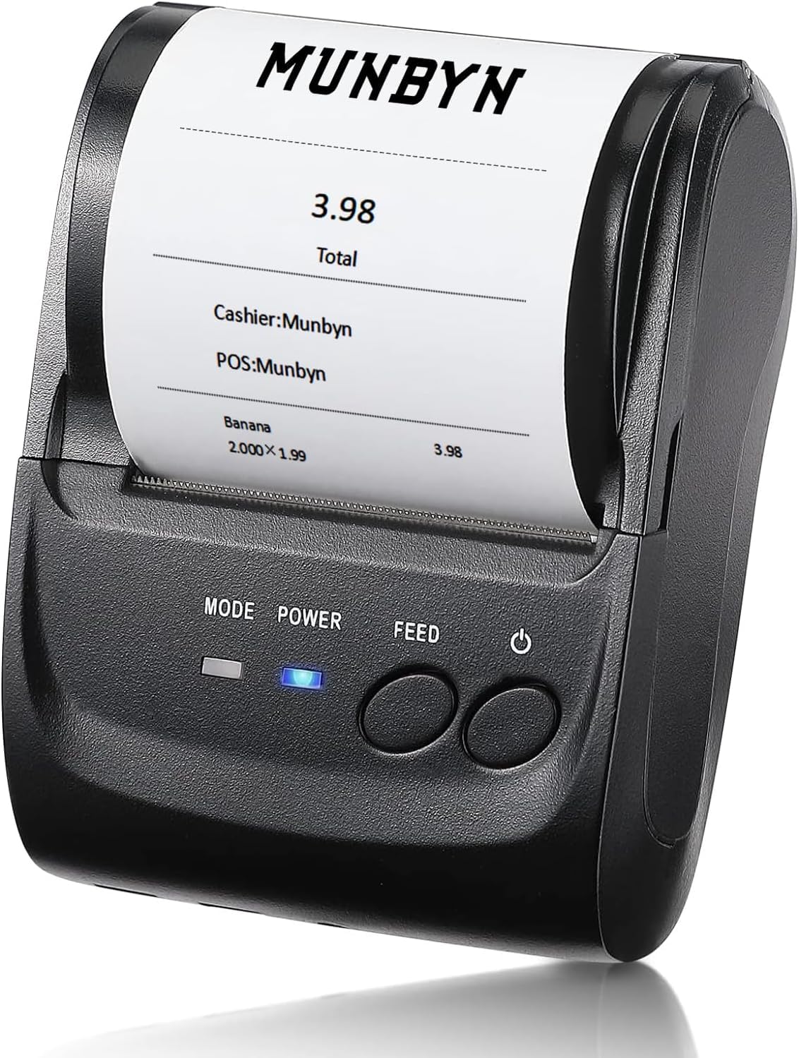 IMP001 Bluetooth Receipt Printer POS Printer for Small Business, Restaurant, Supermarket, ESC/POS Command, for Windows, Android