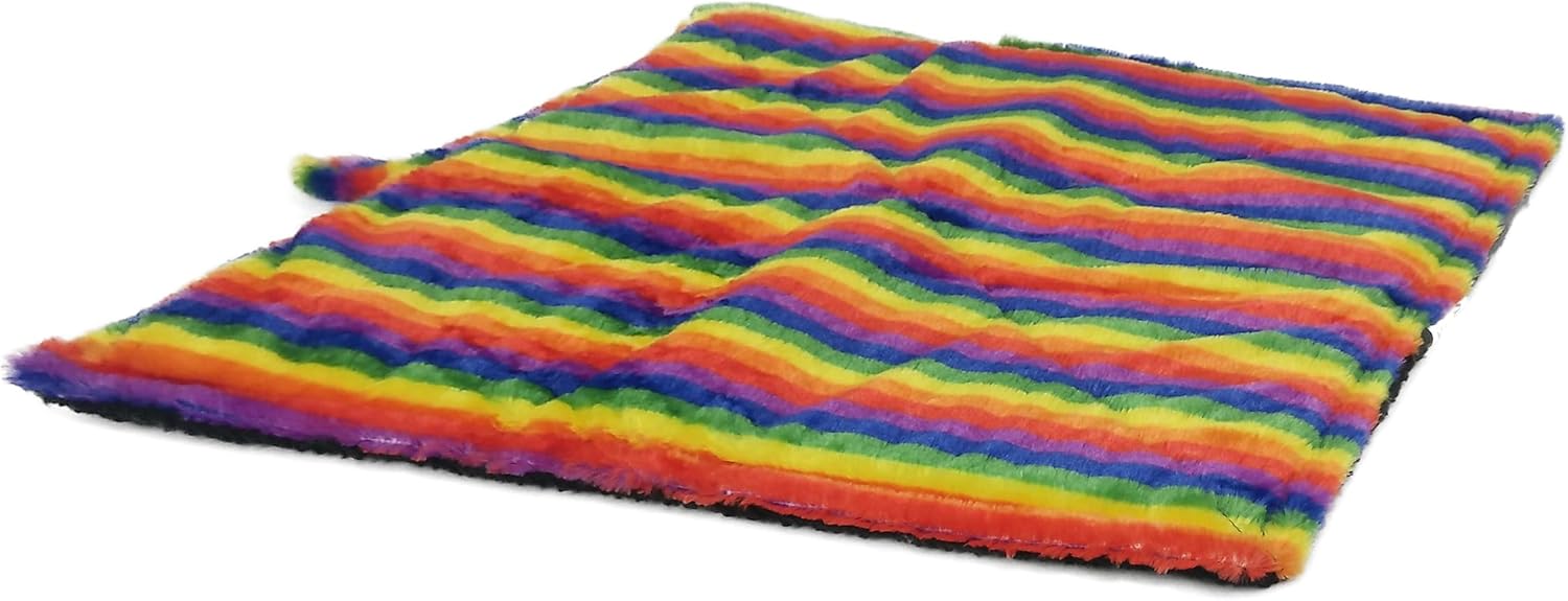 Rainbow Fleece Self-Heating Thermal Pet Mat