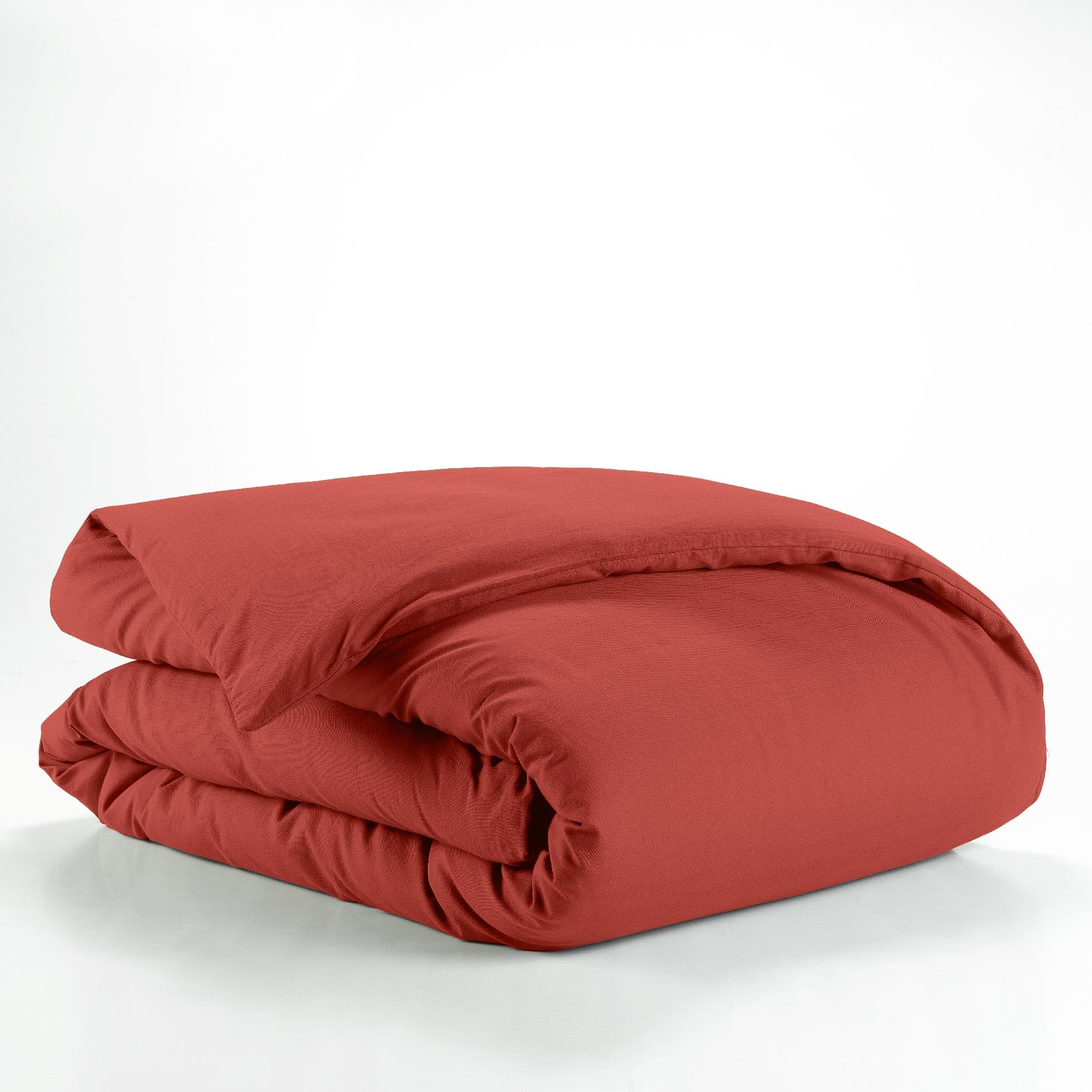 Douceur d'Intérieur, Duvet Cover (140 x 200 cm) Lina Terracotta, 100% Cotton