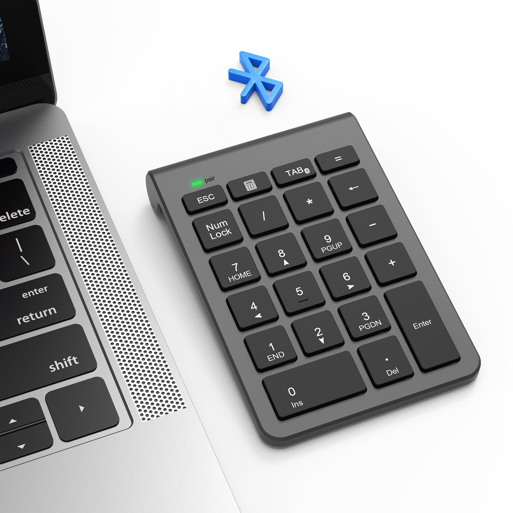 Clavier Numérique Bluetooth 22 Touches - Pavé Numérique Sans Fil Pour Ordinateur Portable