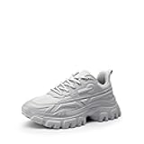 Women Chunky Fashion Sneakers Platform Bold Lace-Up Comfortable Sneakers.