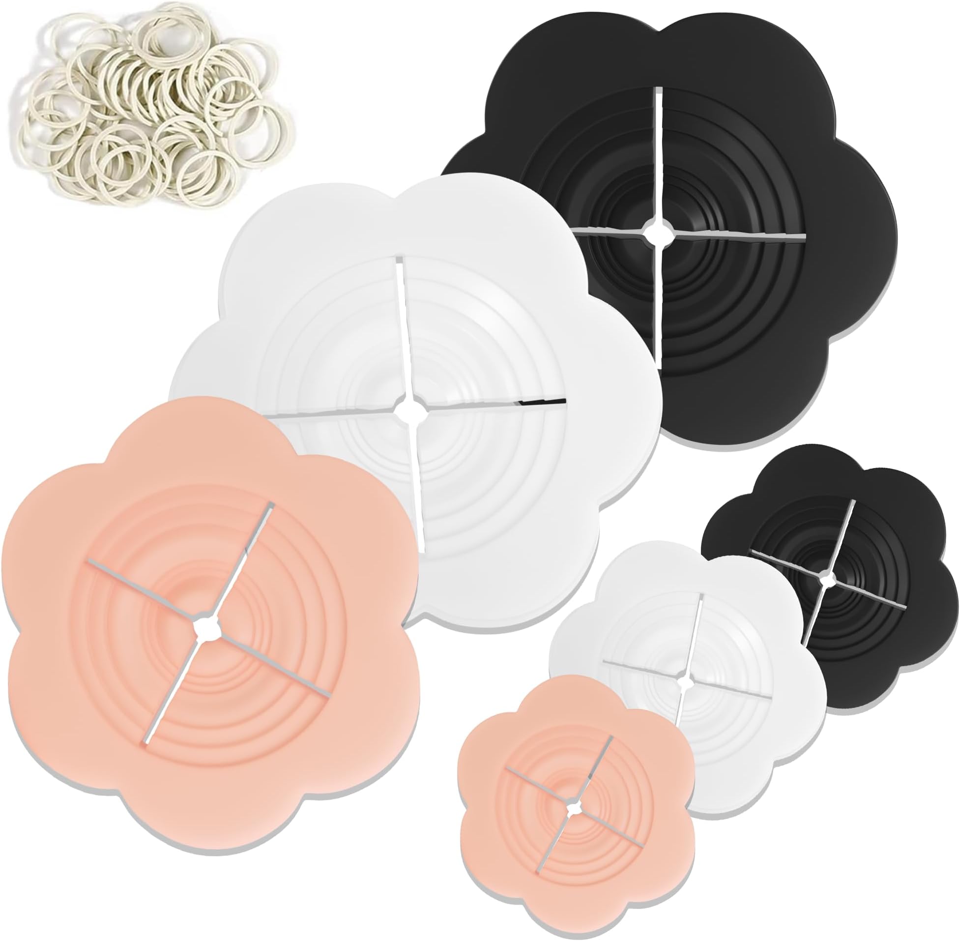 Cinch Clips for Women Clothing – Adjustable Waist Cinch Clips for Dresses, Blouses & Tops | Versatile Concealed Design, 2 Clear 2 Black 2 Nude, Small, Large