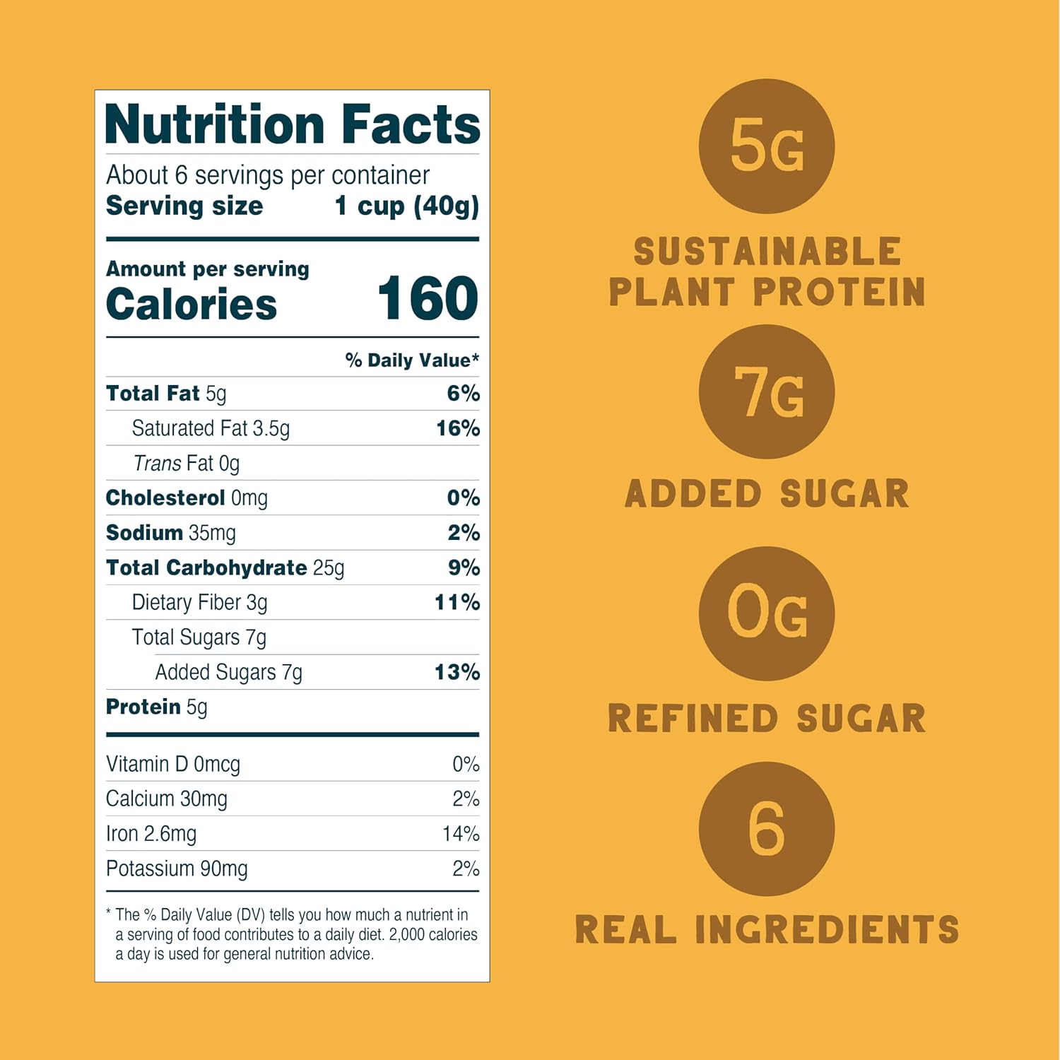 Seven Sundays Cereal, Plant-Based Oat Protein Cereal, 3 Pack (3 × 8 oz Bags, 24 oz Total) Gluten Free Snack with Less Sugar, 5 Grams of Protein, Crunchy Sweet Snack, Simply Honey, Amazon Exclusive