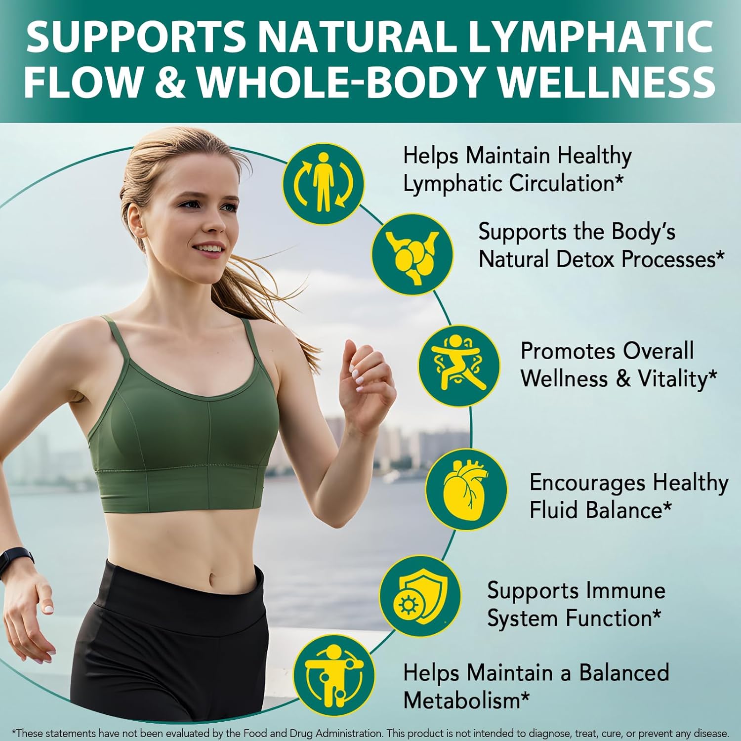 Lymphatic Drainage Supplements, 4275mg Lymph System Support Supplement for Women & Men, Daily Wellness Support, 21-in-1 Herbal Blend with Echinacea, Dandelion, Burdock, Turmeric & More, 240 Softgels - Image 2