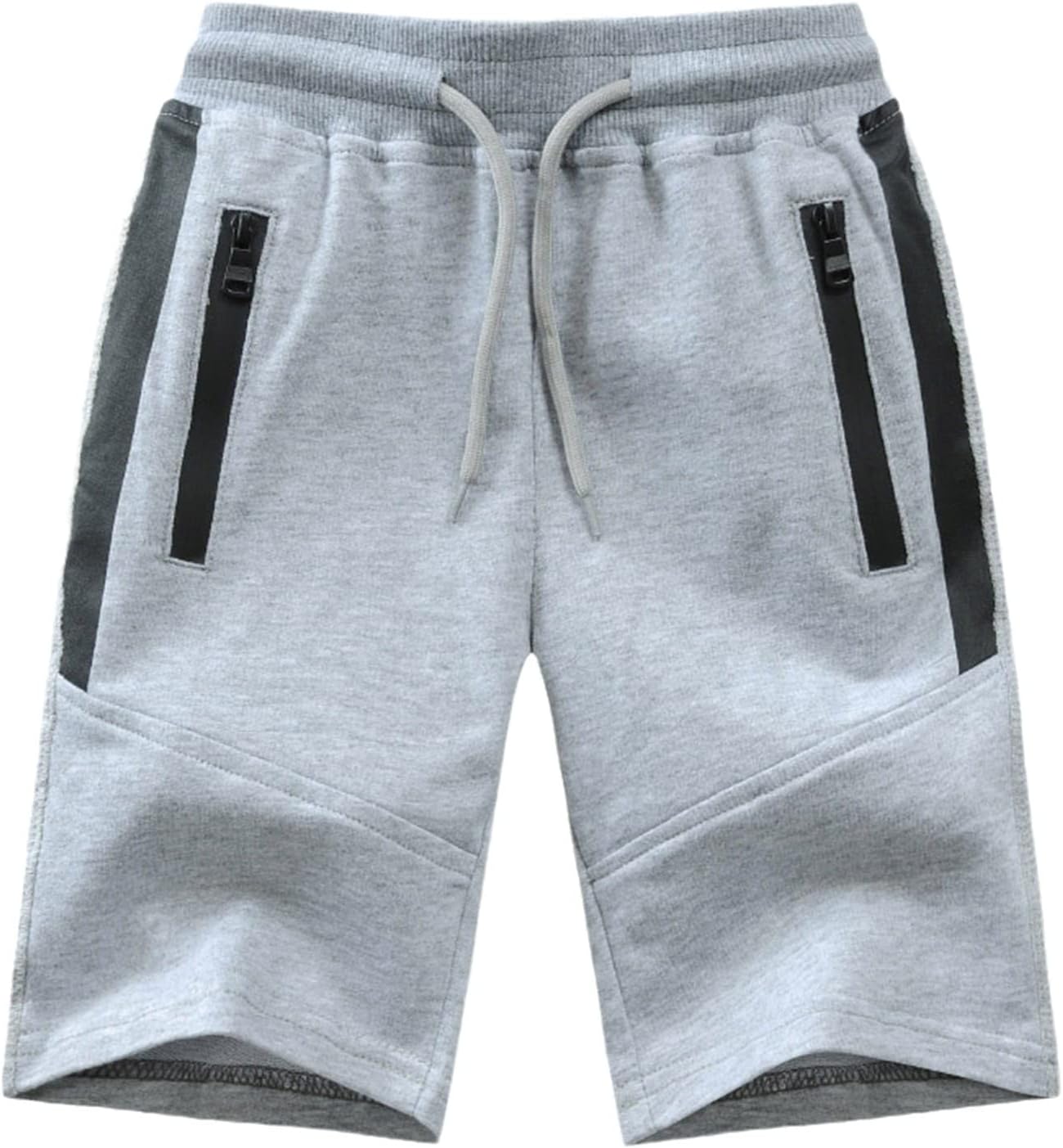 Summer Children Boys Shorts Zipper Pocket Kids Casual Knitted Shorts for Boys