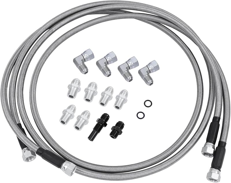 Kit de mangueira PTFE para linha de resfriamento da transmissão 6AN HNeekyr 1,78 m