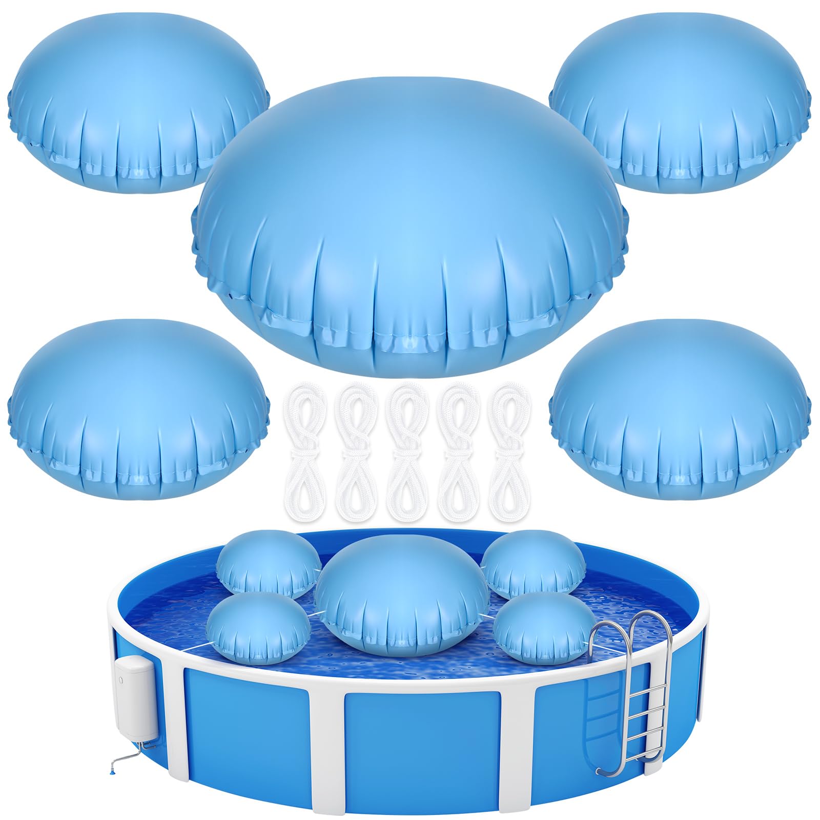 Pool Winter Luftkissen - Frostschutz Für Swimmingpools 120x120cm