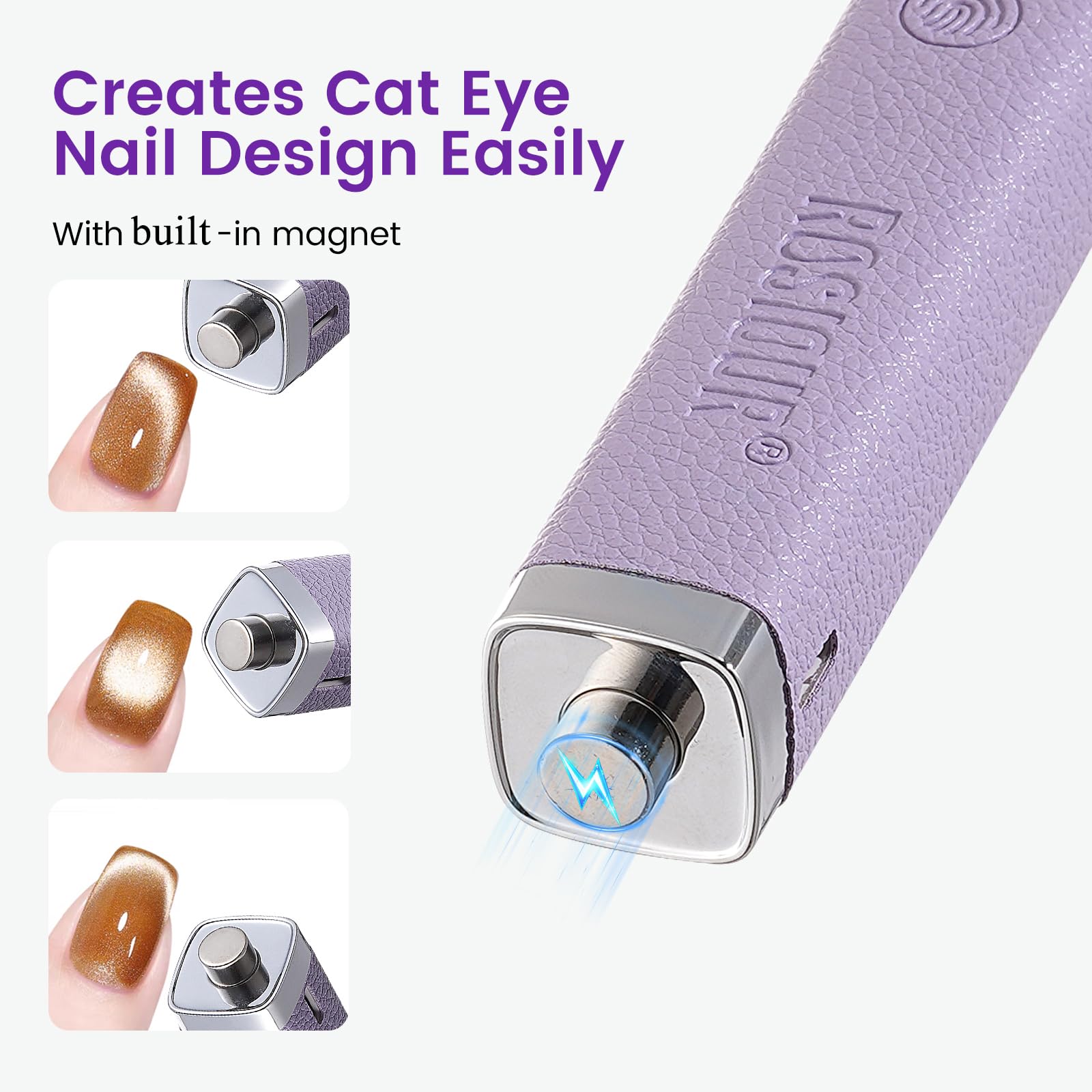 Flash Cure UV/LED Nail Lamp with Auto Sensor and Magnetic Stand