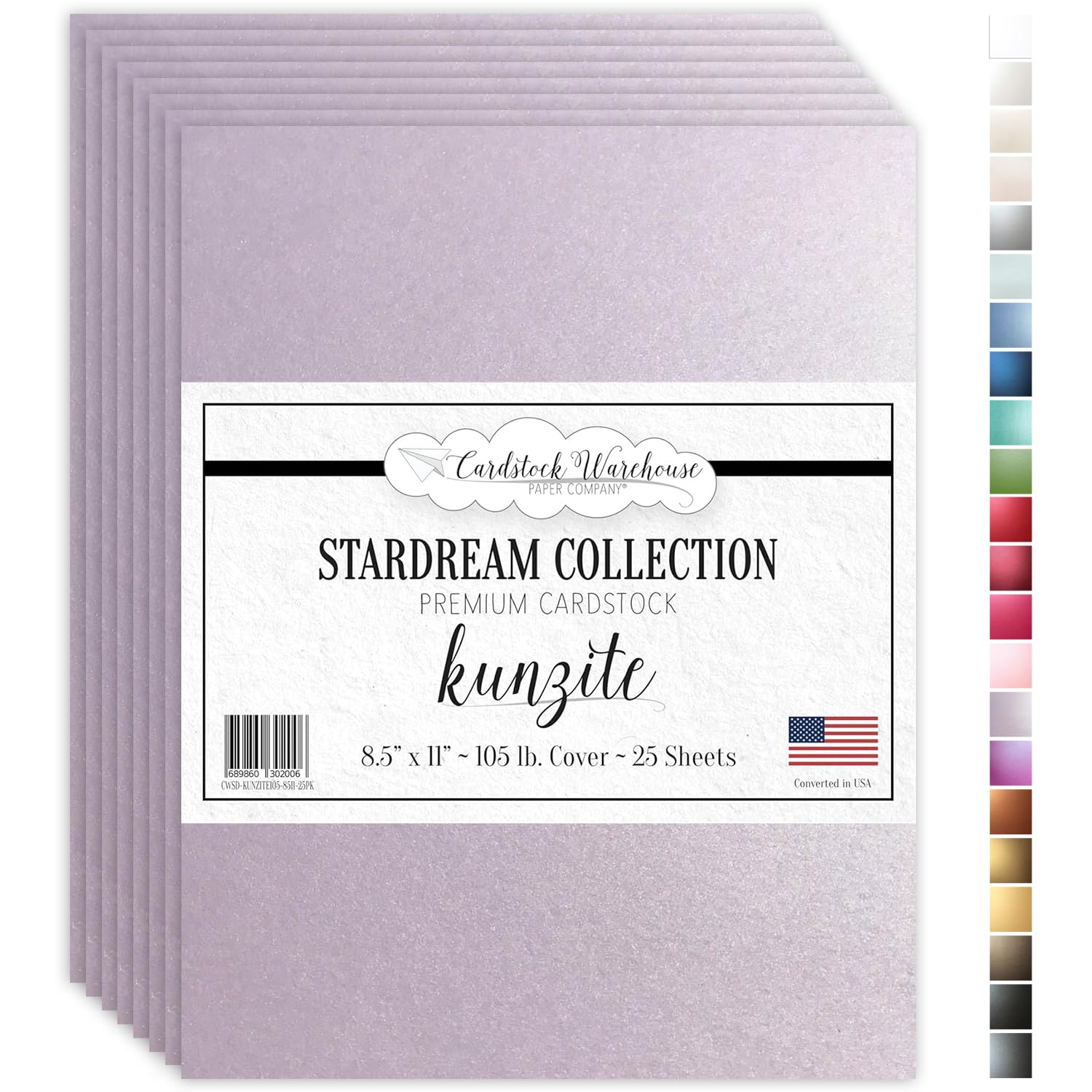 Amazon.co.jp: KUNZITE Stardream メタリックカードストック 8.5インチ
