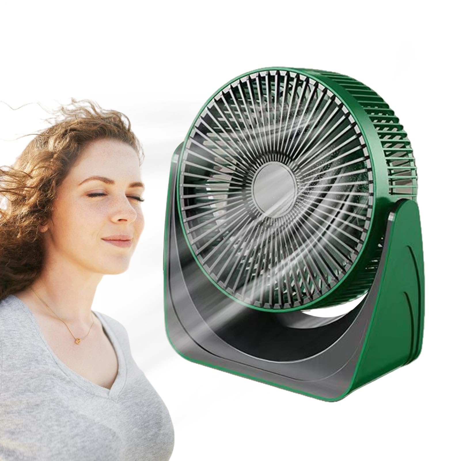 Ventilateur de Bureau Soufflerie Puissante et 5 Vitesses de Table