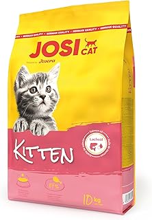 JosiCat Kitten (1 x 10 kg) Junior Premium Dry Food for Growing and Carrying & Lactating Cats with High Energy Content & Valuable Salmon Oil & Vitamins Powered by Josera Pack of 1 product image