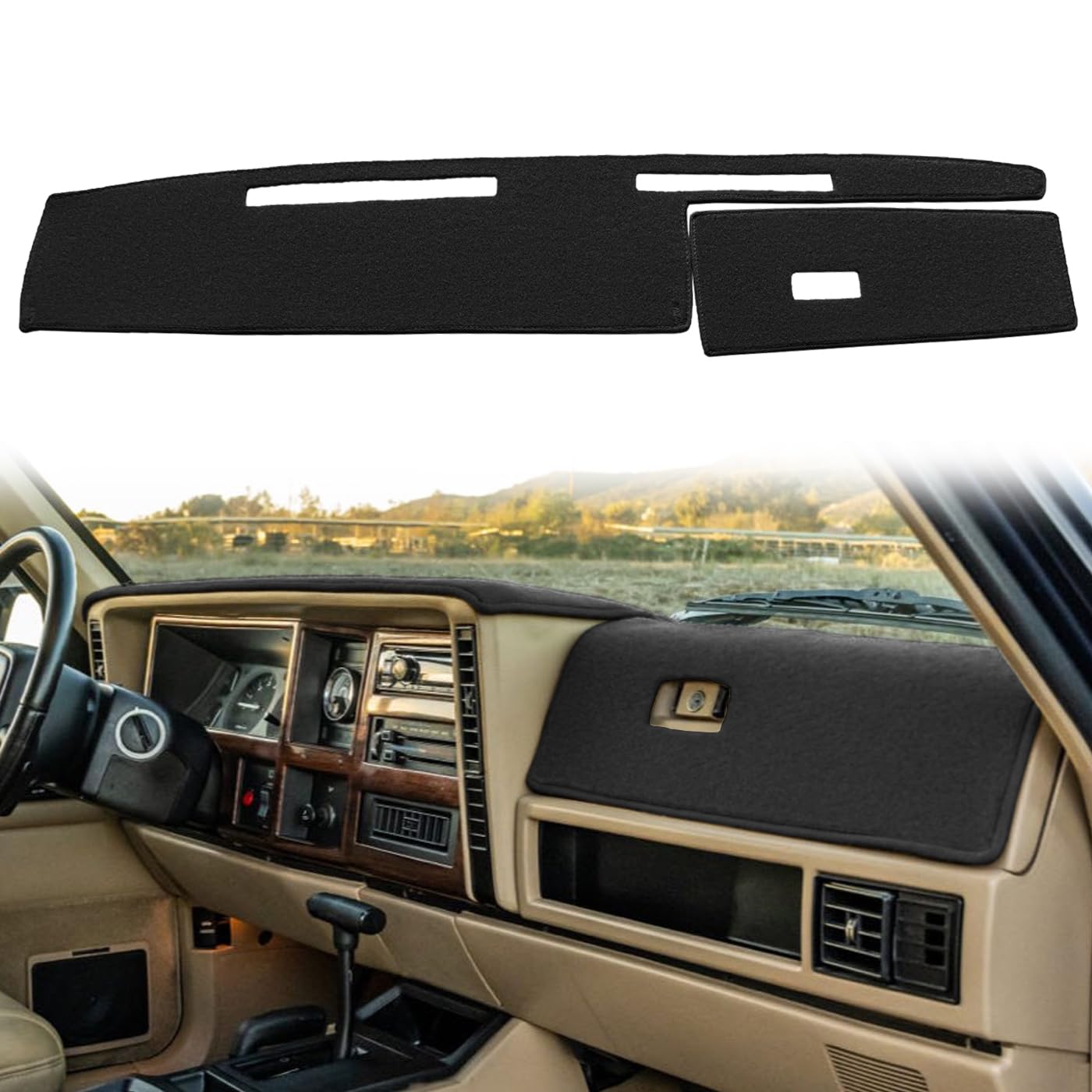 Amazon.com: AKMOTOR Dash Cover Mat Custom Fit for Jeep Cherokee