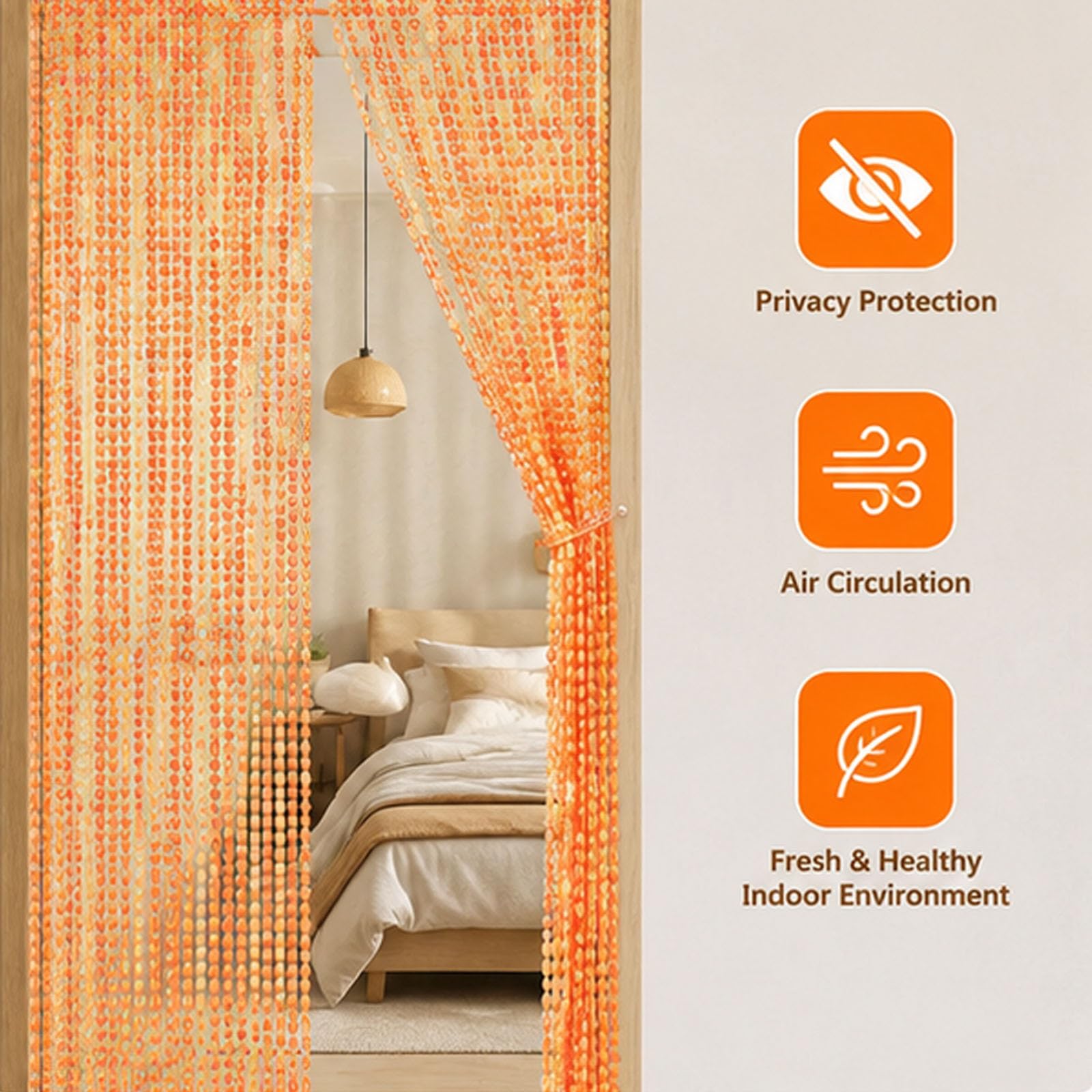 Generico Tenda Perline for Privacy, Tenda for Porta e Finestre