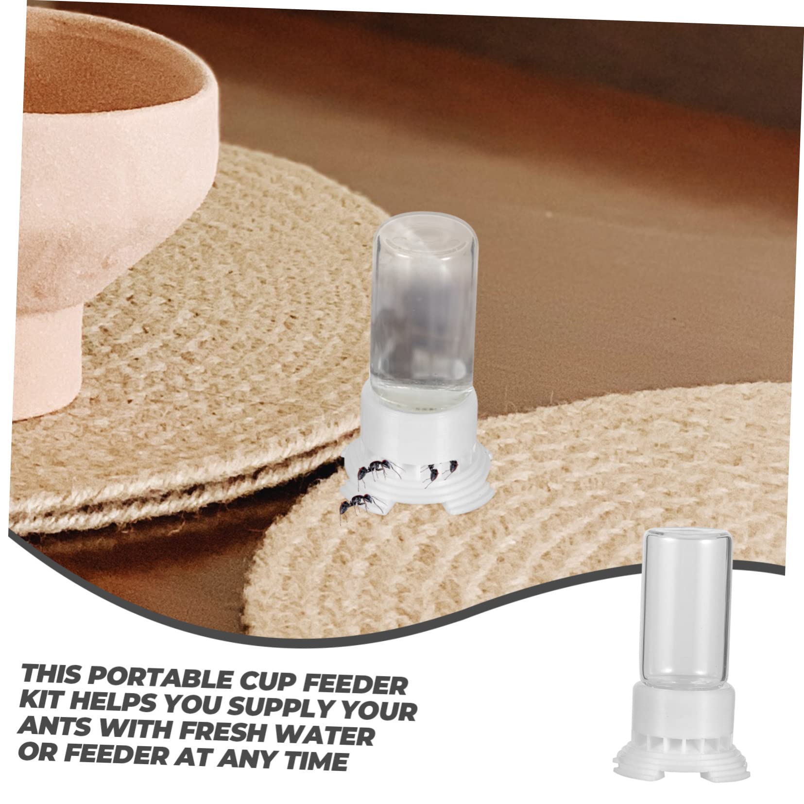 SUPVOX 10piezas Alimentador De Agua para De Dispensador De Agua para Taza De Alimentación De Plástico Resistente y Ahogamientos y Criaderos
