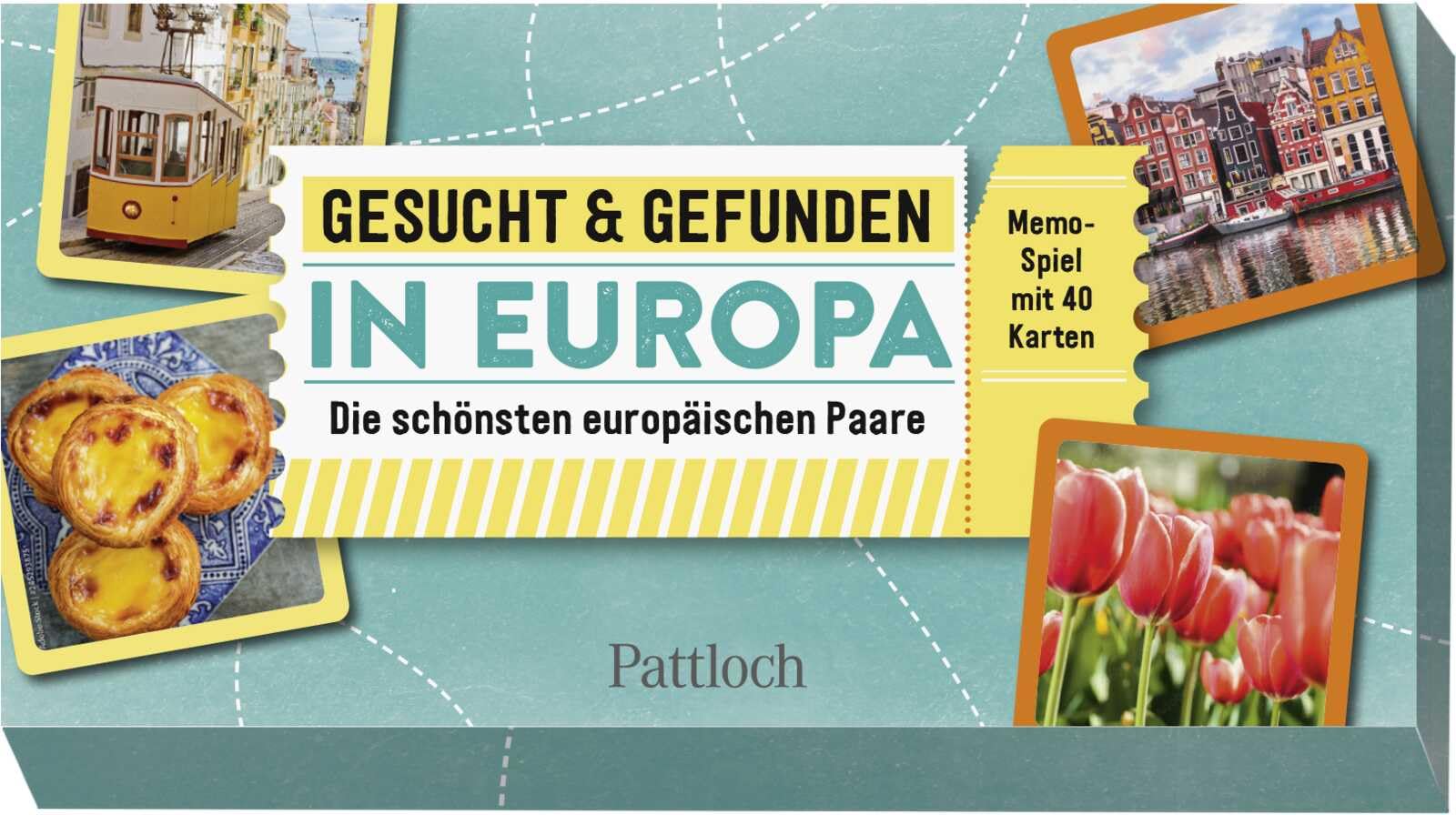 Wanted & Found in Europe - The Most Beautiful European Couples: Memo Game with 40 Cards for Adults and Children (Regional Memo Games)