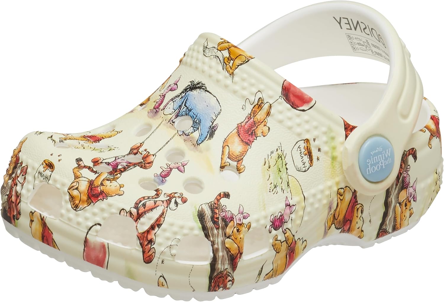 Crocs Unisex-Child Infant Littles Clogs, Baby Shoes for Girls and Boys, Winnie The Pooh, 2-3 Infant