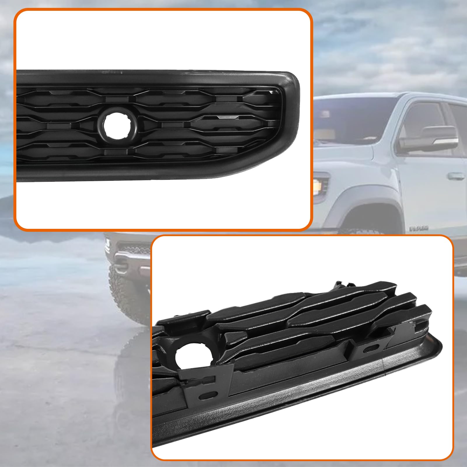 Amazon.com: Sekeseauto Front Bumper Lower Grille W/Sensor