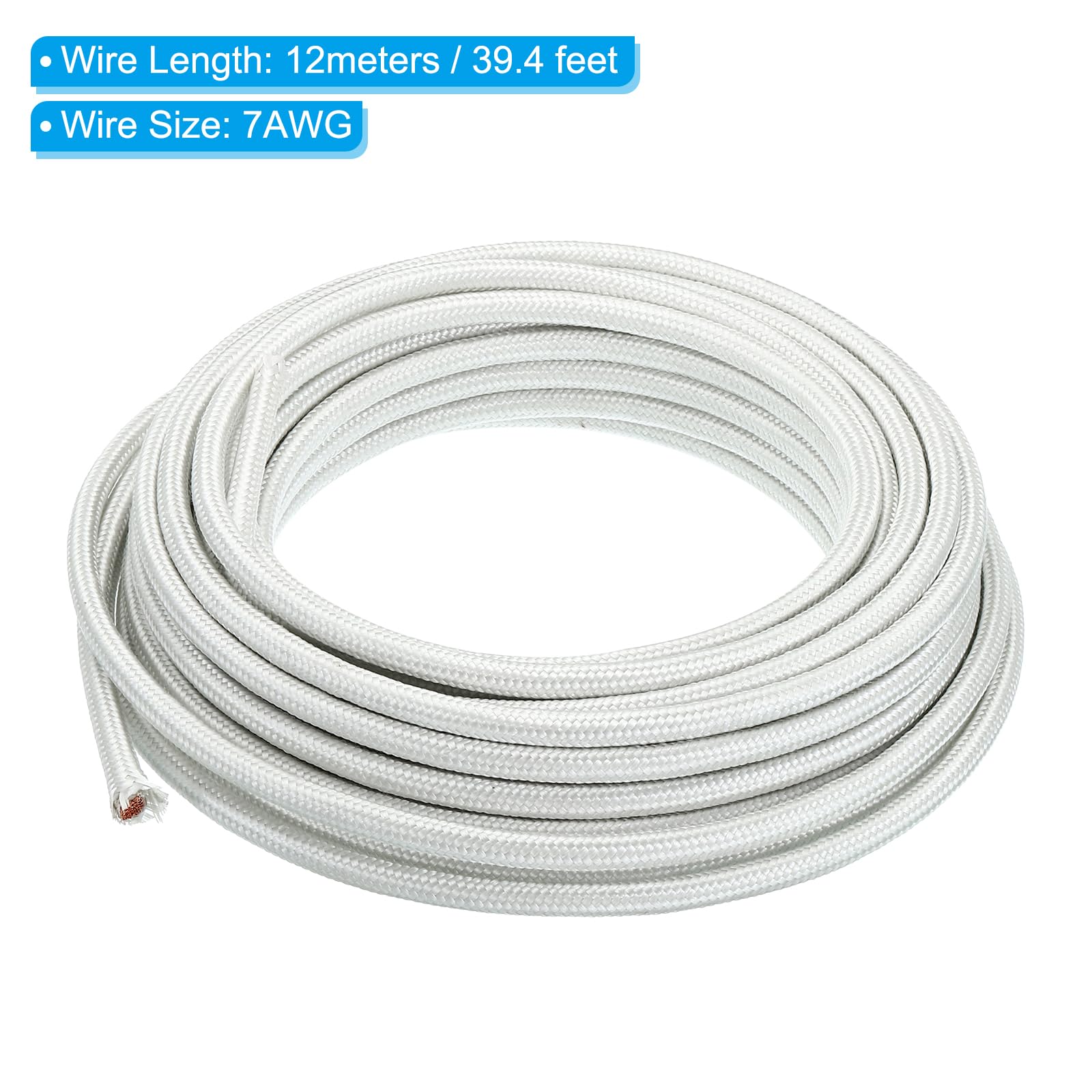 PATIKIL 39.4Ft 7AWG High Temperature Wire - Image 2