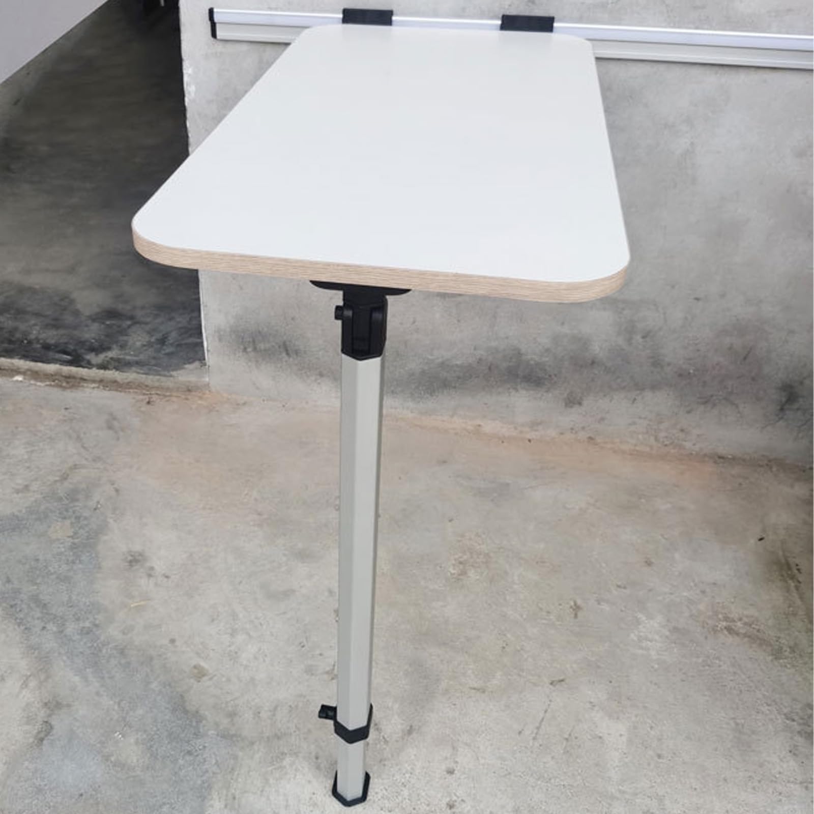 Pata De Mesa Extraíble Y Riel Deslizante Para Autocaravanas Y Yates, Pata De Mesa Plegable 51,5-78 cm Telescópica Para Autocaravanas Rieles Guía De 50 cm Soporte De Base Para Mesa De Autocaravana