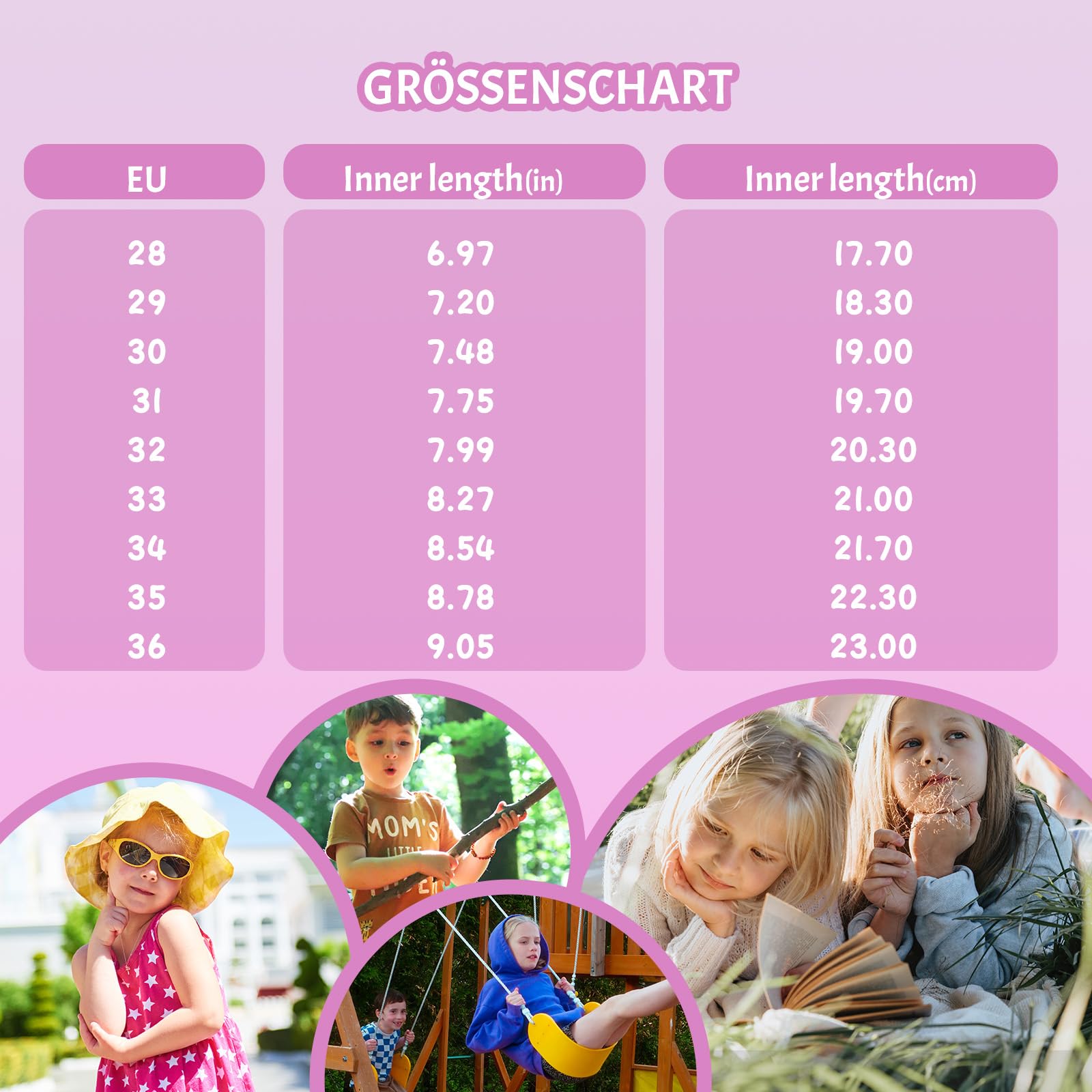 Torotto Sandalen Mädchen Mit Kork Sandals Kinder Pantoffeln Riemen Verstellbare Schnalle Rutschfeste Mit Klettverschluss Sandaletten für Drinnen und Draußen(Rosa Glitter, 33EU)