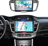RK-3326S 4+64G Radio for Honda Accord 2.4L 2013-2015 Car Stereo with Wireless Carplay Android Auto,10.1'' 1280X720P IPS Touch Screen,5.0Bluetooth,Android Auto,FM/RDS,Backup Camera