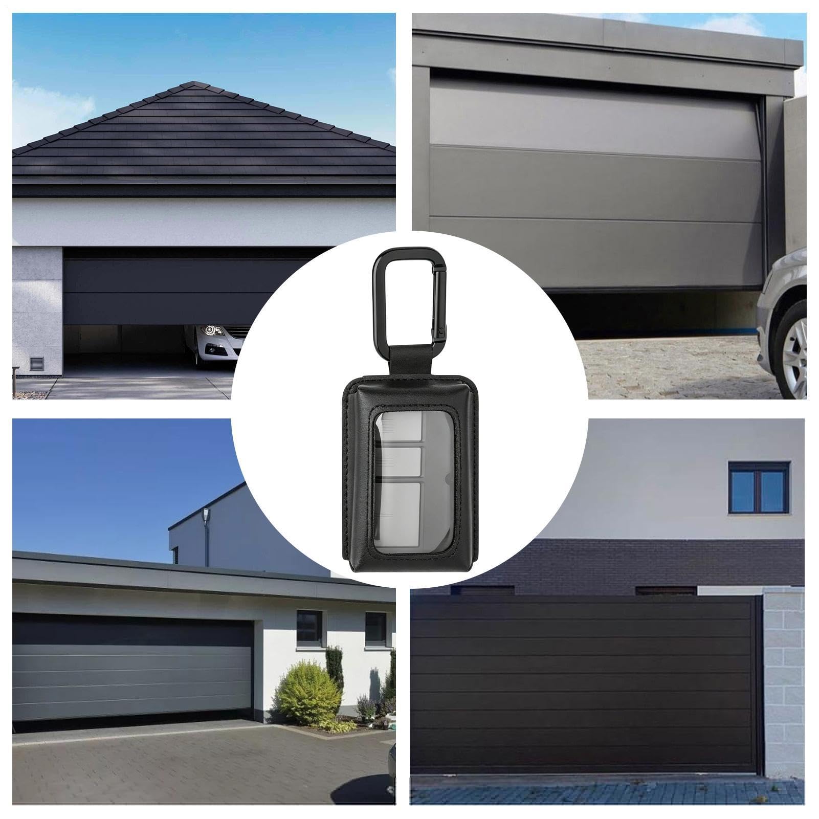 Funda para mando a distancia de garaje | Soporte antiperdido Universal Portátil Ligero - Carcasa Abrepuerta Garaje Para Exterior Coche Casa Portal Trabajo Aparcamiento