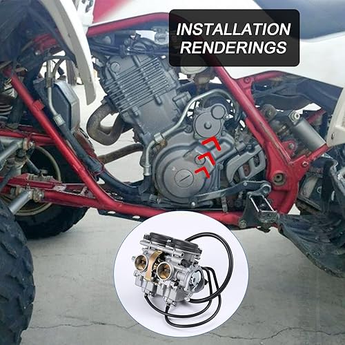Vista 6 de JDMSPEED, nuevo carburador para Yamaha Raptor 660 660R YFM660 YFM 660R 2001-2005