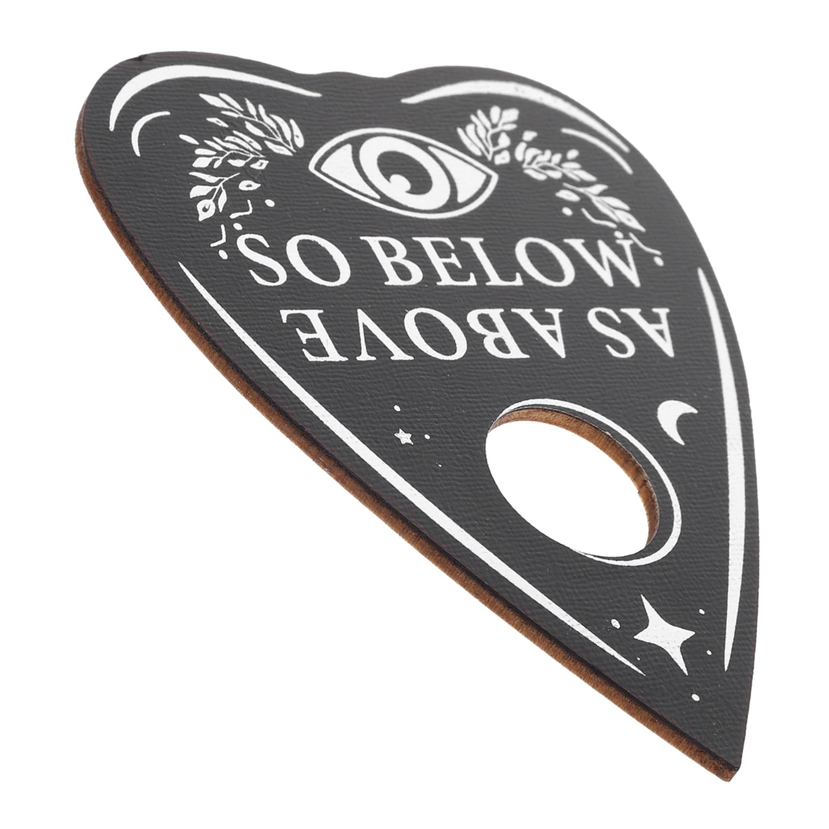 KOMBIUDA Pendulum Divination Board Heart Pattern Wooden Tarot Board Altar Supplies Perfect for Psychics