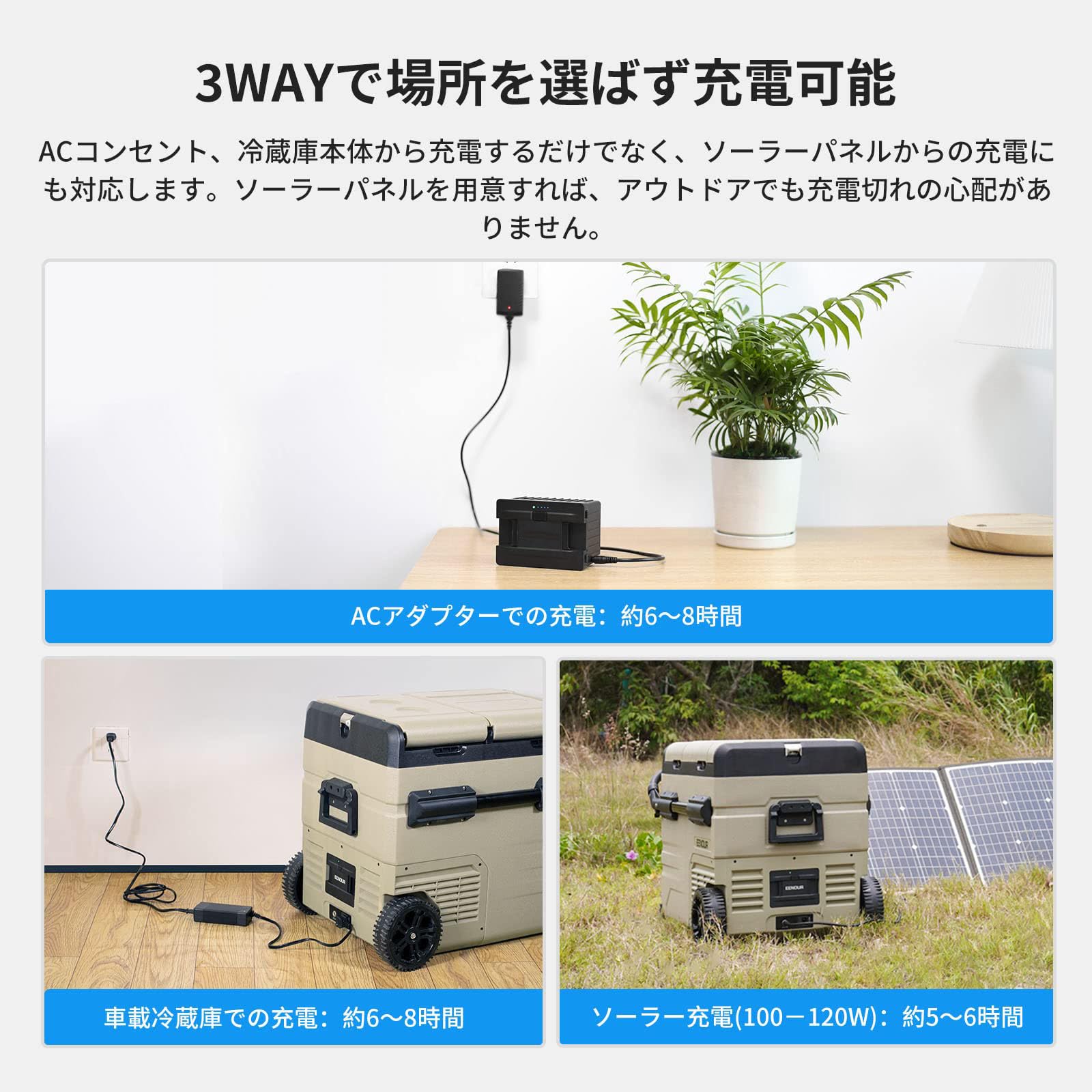 Amazon.co.jp: 車載冷蔵庫用バッテリー FSAK-002 大容量 15600mAh