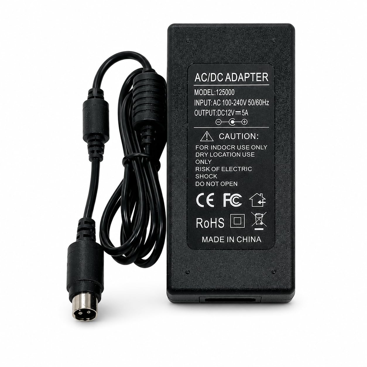 12V 5A DVR Power Adapter with 4 Pin Connector | AC DC Power Supply | 100-240V Input | Compatible Only with CCTV DVR Surveillance Systems | Over Voltage & Short Circuit Protection-image-15