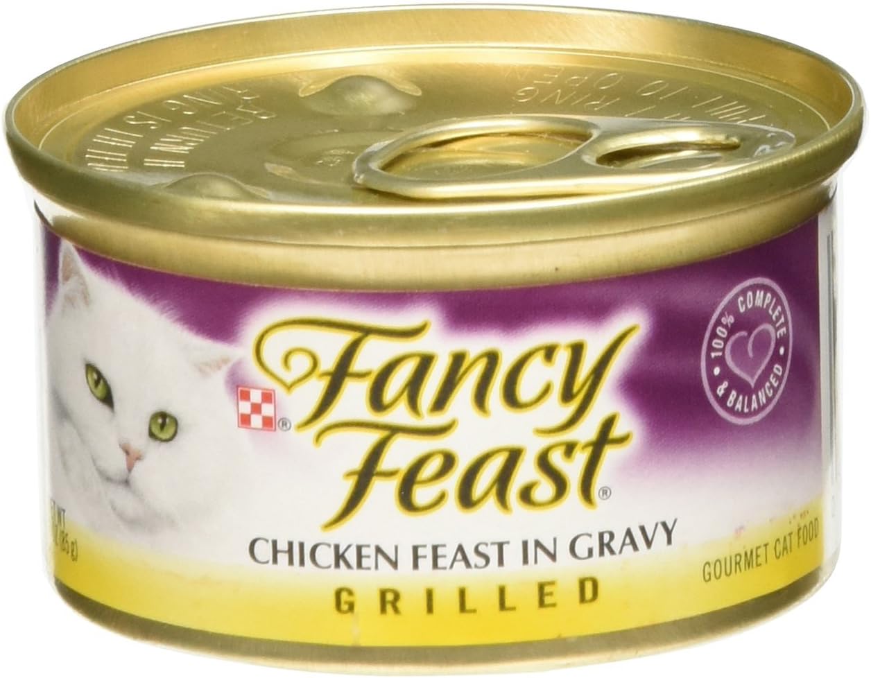 Purina Fancy Feast Grilled Chicken Canned Cat Food, One Carton with (12) 3oz cans