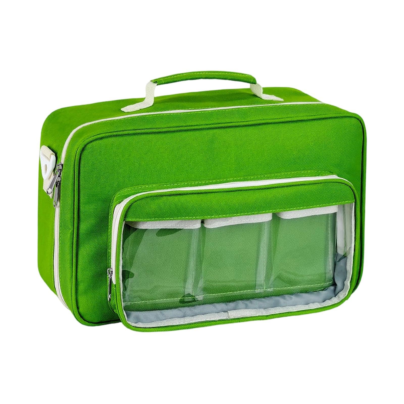 predolo Boîte de Rangement pour semis avec bandoulière réglable, Pratique et Robuste, idéale pour Les, avec Poche en Filet.