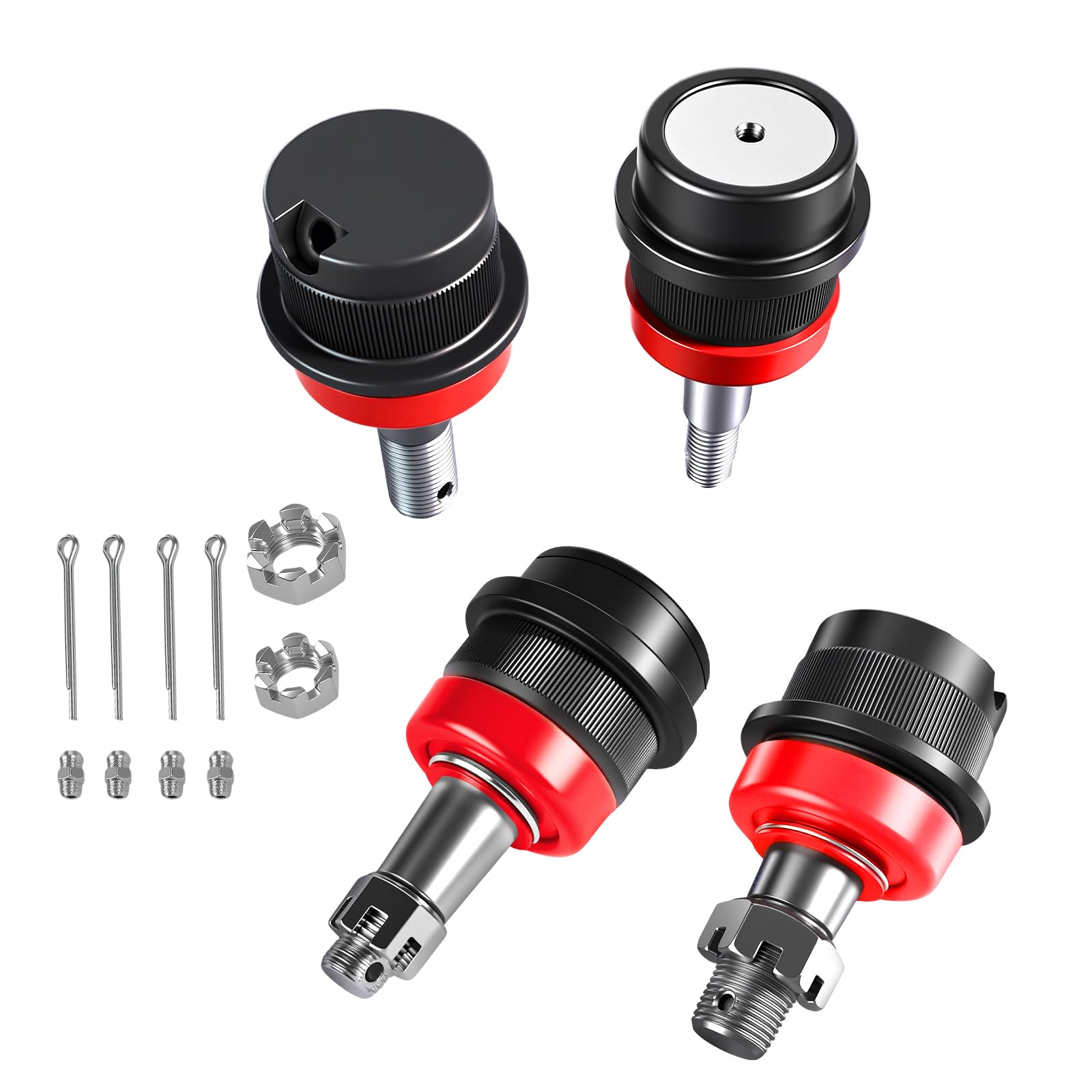 STZJAYE Upper Lower Ball Joint Front Compatible with Jeep for MJ TJ XJ YJ, for Cherokee 1984-2001, for Comanche 1986-1992, for Grand Cherokee 1993-