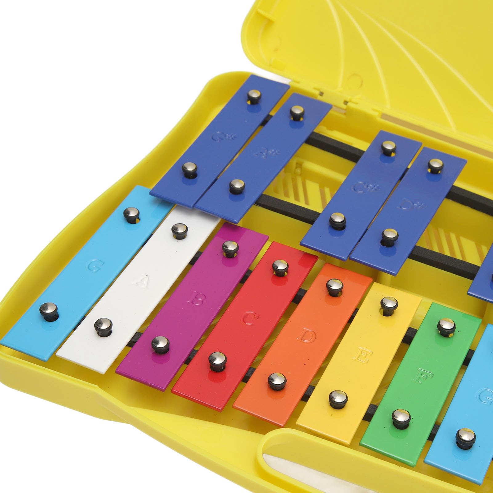 Xilofono per Bambini 25 Note Alluminio, Strumento Musicale Educativo con Scatola Colorata Ideale per Principianti e Scuola Musica Giocattolo Bambino Regalo