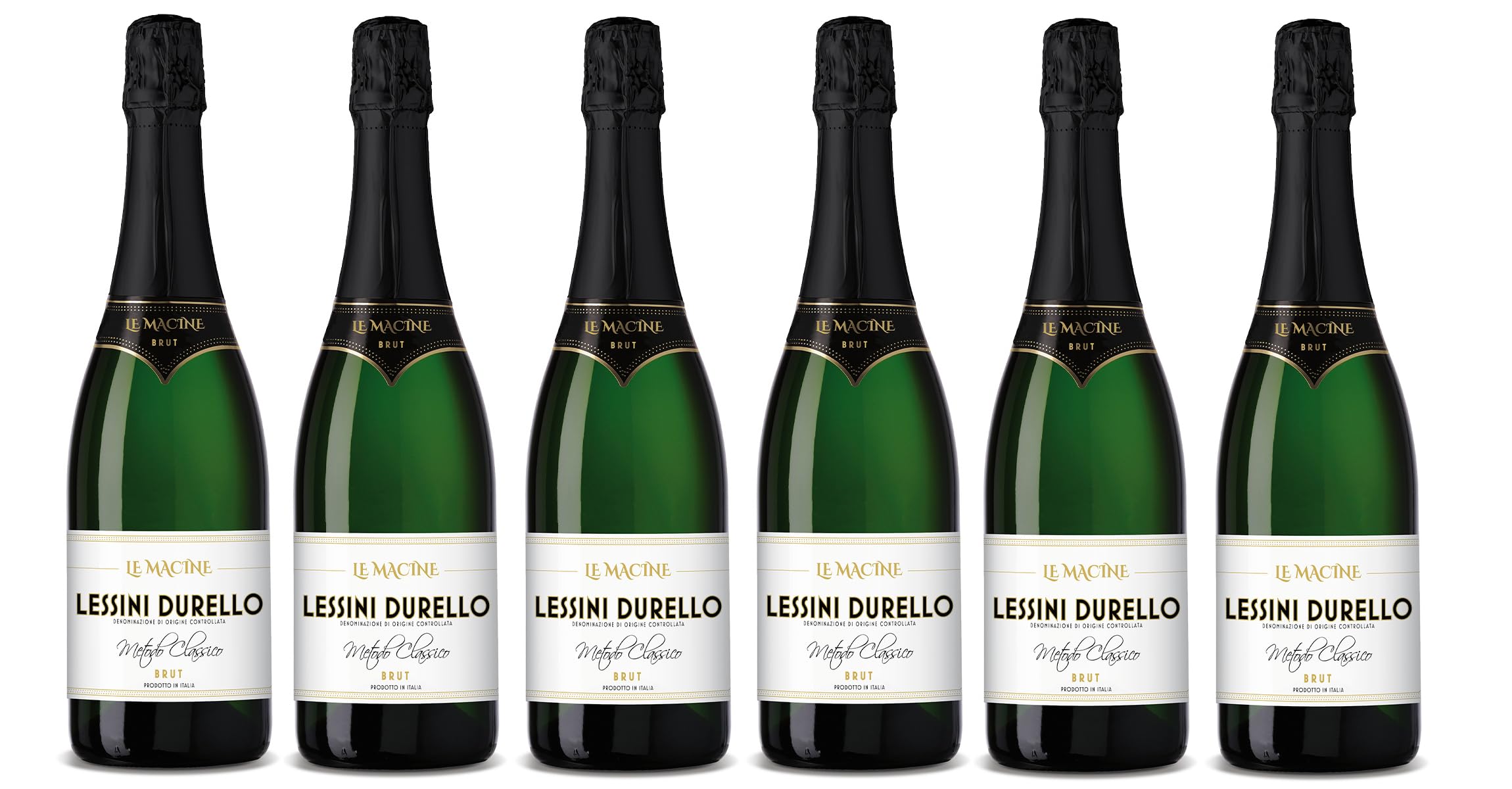 LESSINI DURELLO DOC SPUMANTE BRUT METODO CLASSICO | 36 mesi sui lieviti | LE MACINE 0.75 LT (6 bottiglie)