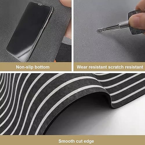 Miniatura 3 de Tapete de cocina, antideslizante, tapete de escritorio cómodo de pie, impermeable, antideslizante, alfombras de cocina absorbentes para cocina,