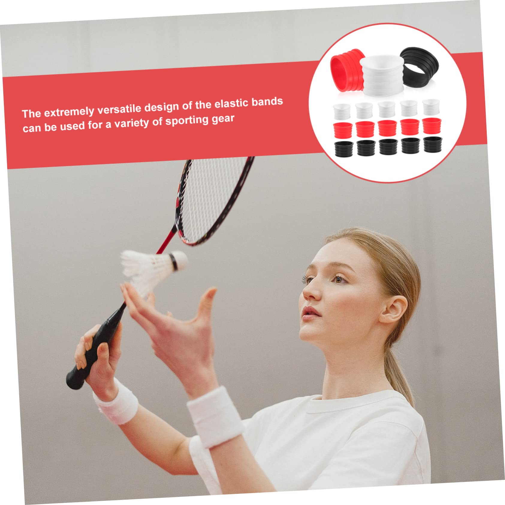 Toyvian Tennis Griffbänder Racket Ringe rutschfeste Overgrip Bänder Für Badminton Und Tennisschläger Schweißabsorbierend Und Langlebig