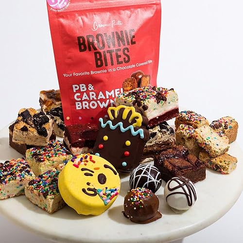 Miniatura 2 de Brownie Points Felicidad de cumpleaños, envueltos individualmente, regalo de feliz cumpleaños, ingredientes finos y frescos, caja de regalo y cestas