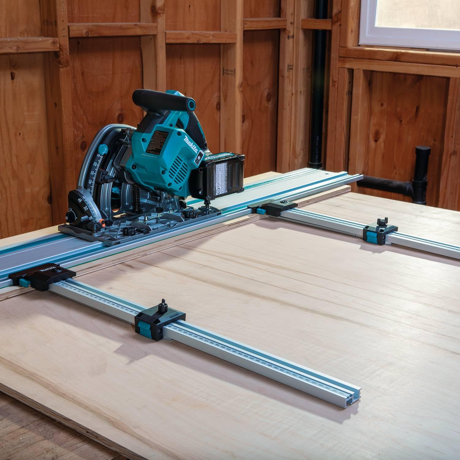 Makita Parallelanschlag für Führungsschienen Kreissäge Säge 1913K7-3