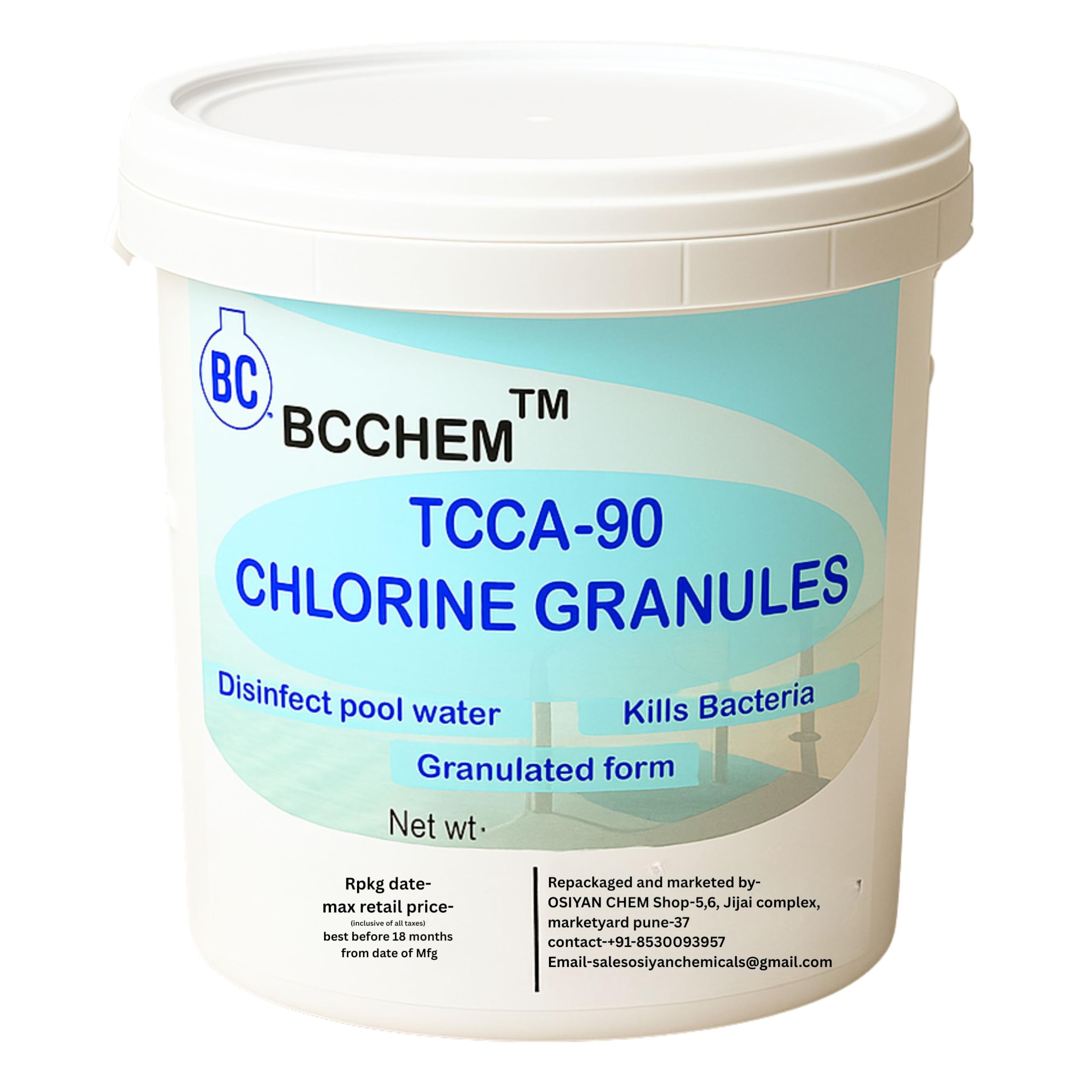 BCCHEM TCCA 90 (TCCA 90, 10.0, Kilogram(s))