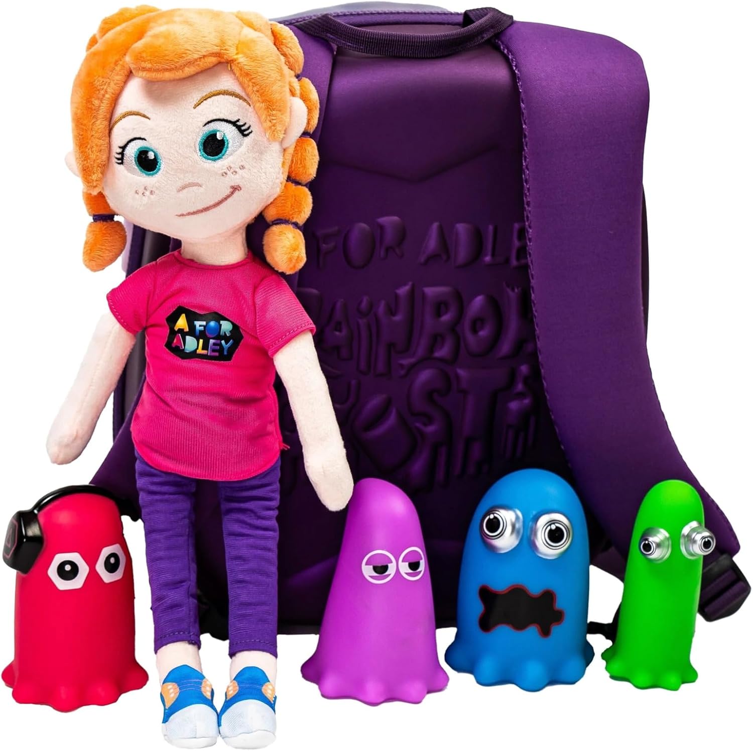 A FOR ADLEY Portal Escape Doll and Backpack Complete with All Four Rainbow Ghosts a Must Have for Your Adley Reimagining
