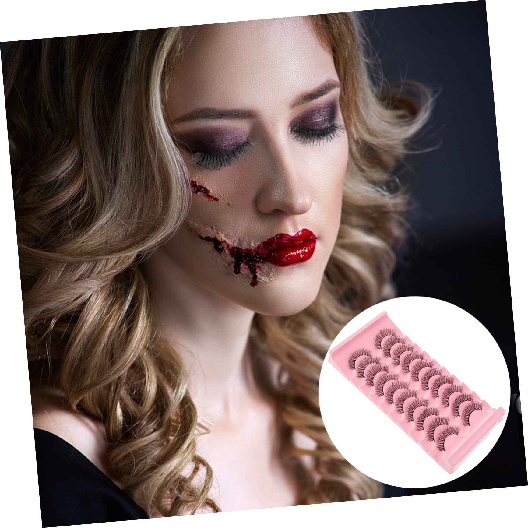 Ipetboom 40pares of False Eyelashes for Women Natural Look Volume Makeup Lashes for Any Occasion