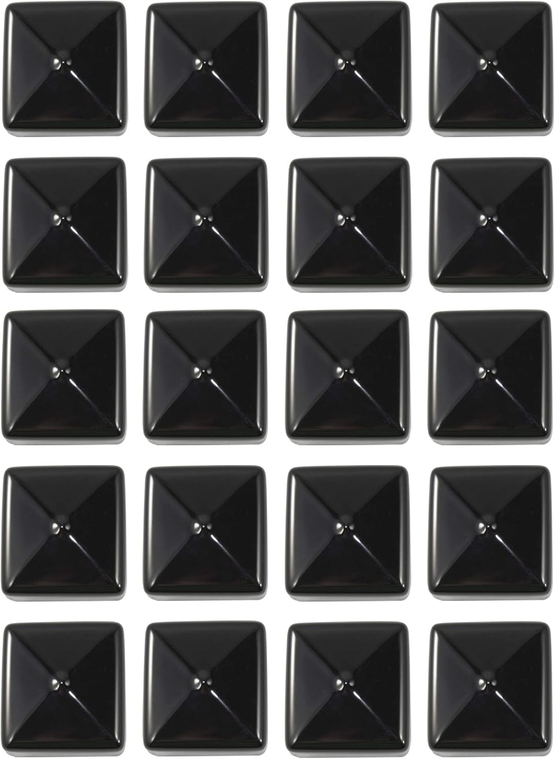 Exсluѕіvе Dіѕсоunt 70% Prісе Prescott Plastics 3 Inch Square Vinyl Plug Insert (20 Pack), Black Rubber End Cap for Metal Tubing, Fence, Glide Insert for Pipe Post, Chairs and Furnitures