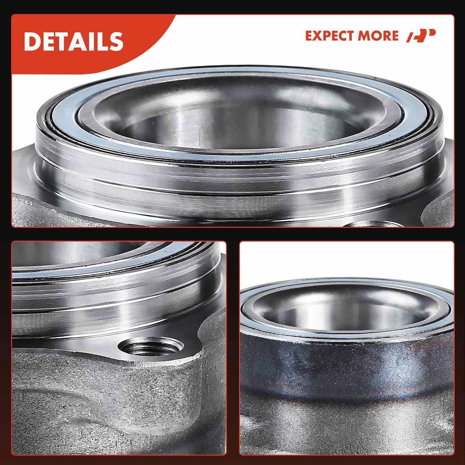 A-Premium 2 x Rear Wheel Bearing and Hub Assembly Compatible with Infiniti FX35 2003-2009, FX45 2003-2008
