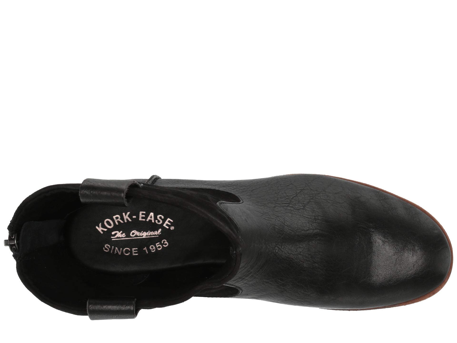 Kork-Ease TICINO Women's Western Ankle Bootie - Leather & Suede, Cushioned Footbed, Rubber Sole - View #7