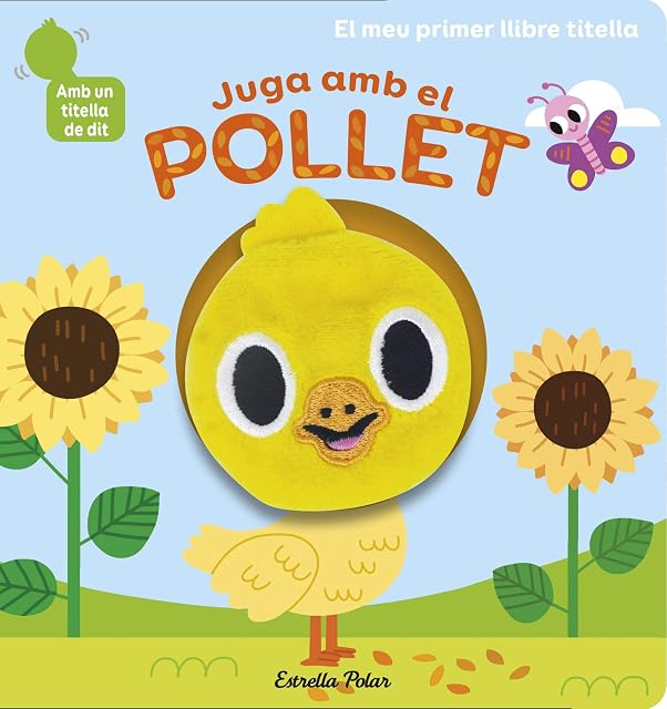 Portada de Juga amb el pollet. Llibre titella