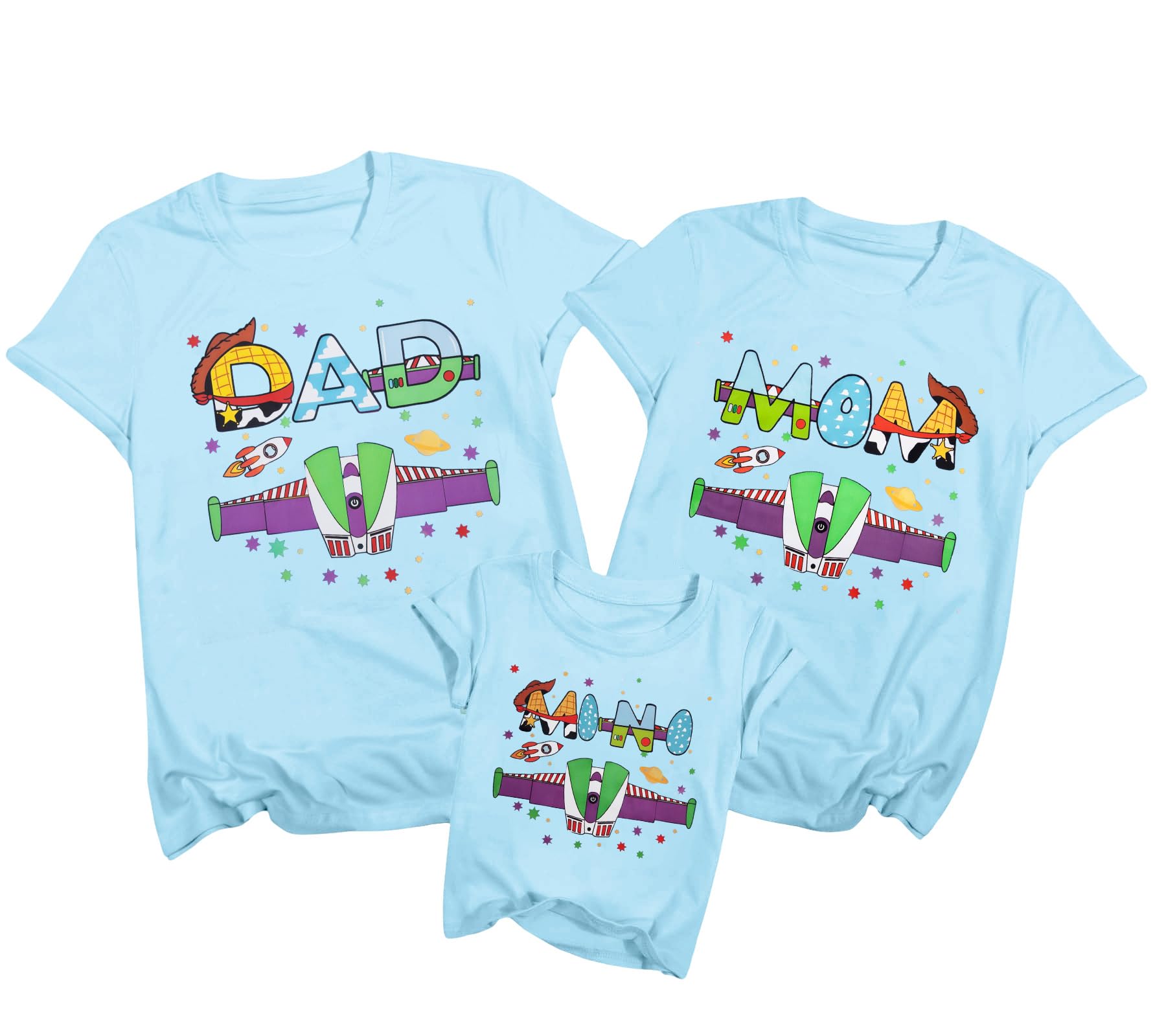 KIDDAD Mommy and Daddy Family Matching Outfits Best Day Ever Vacation Shirts