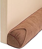 Vista 9 de Tope triangular para debajo de la puerta de 32 pulgadas, bloqueador de corrientes de aire con peso, sello inferior, protector de ruido y aire