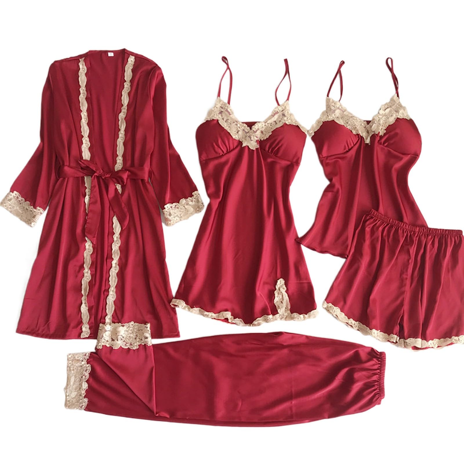 Pyjama Femme Ete Été Short Pyjashort Ensemble Vêtements De Nuit Shorties Court Tenue Ensembles Vetement Pantacourt Pijamas